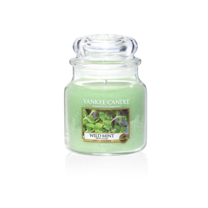 Yankee Candle Wild Mint Medium Jar-1